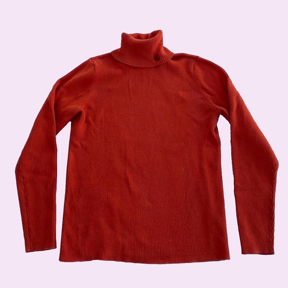 SOLD90’s Vintage Ralph Lauren Orange Turtleneck